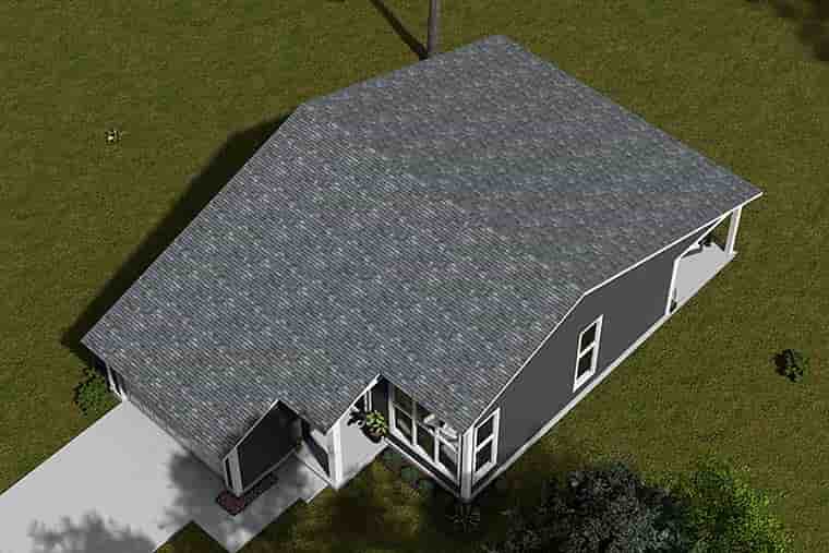 Contemporary, Cottage, Modern House Plan 82890 with 3 Beds, 2 Baths, 2 Car Garage Picture 5