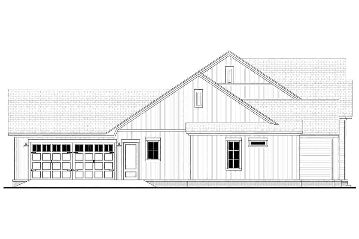 Country, Craftsman, Farmhouse, Southern House Plan 82902 with 3 Beds, 3 Baths, 2 Car Garage Picture 2