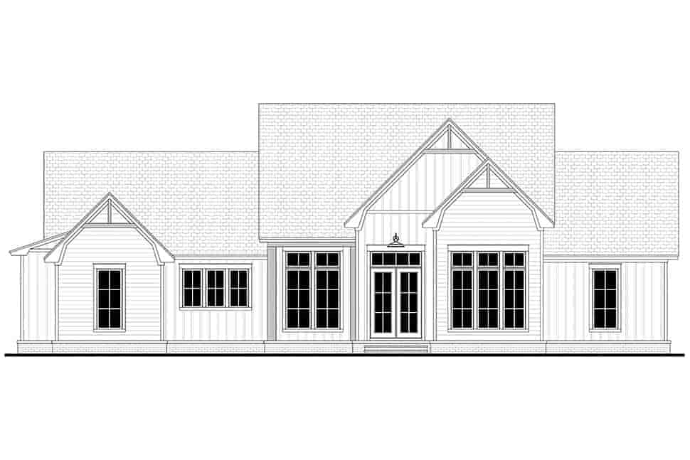 Country, Craftsman, Farmhouse, Southern House Plan 82902 with 3 Beds, 3 Baths, 2 Car Garage Picture 3