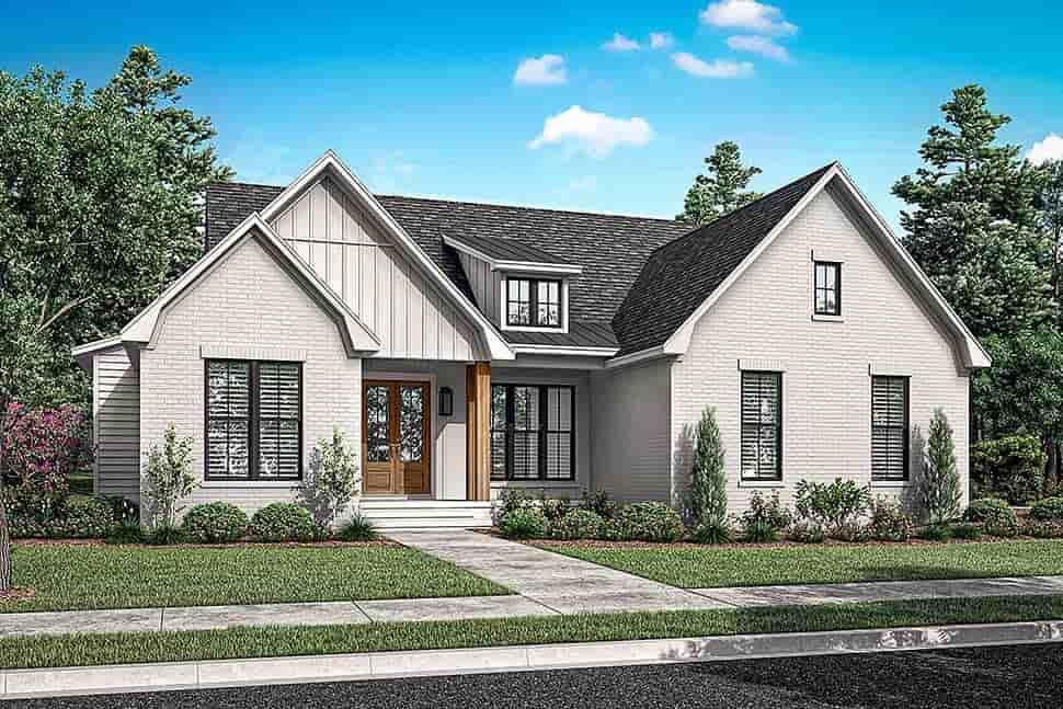 Country, Farmhouse, Traditional House Plan 82911 with 4 Beds, 2 Baths, 2 Car Garage Picture 4