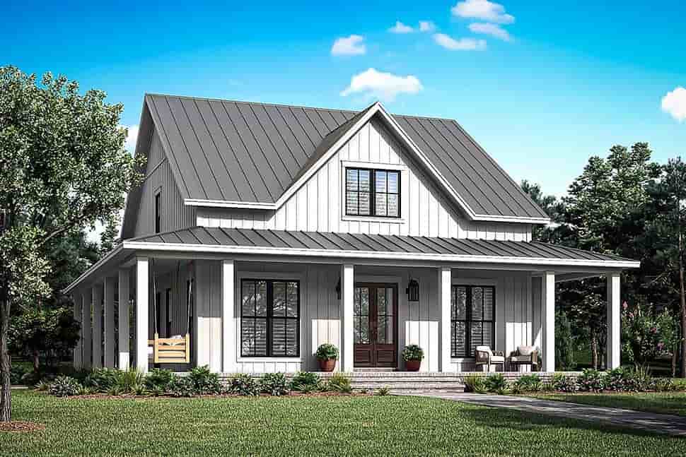 Country, Farmhouse, Traditional House Plan 82912 with 4 Beds, 3 Baths Picture 4