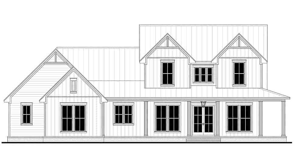 Country, Craftsman, Farmhouse, Southern House Plan 82914 with 4 Beds, 4 Baths, 2 Car Garage Picture 3