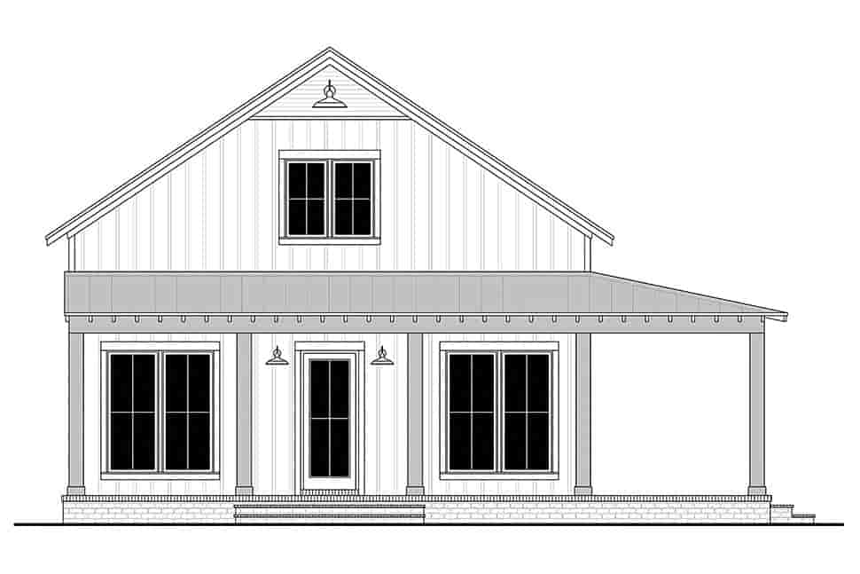 Barndominium, Country, Farmhouse, Traditional House Plan 82920 with 2 Beds, 2 Baths, 2 Car Garage Picture 3