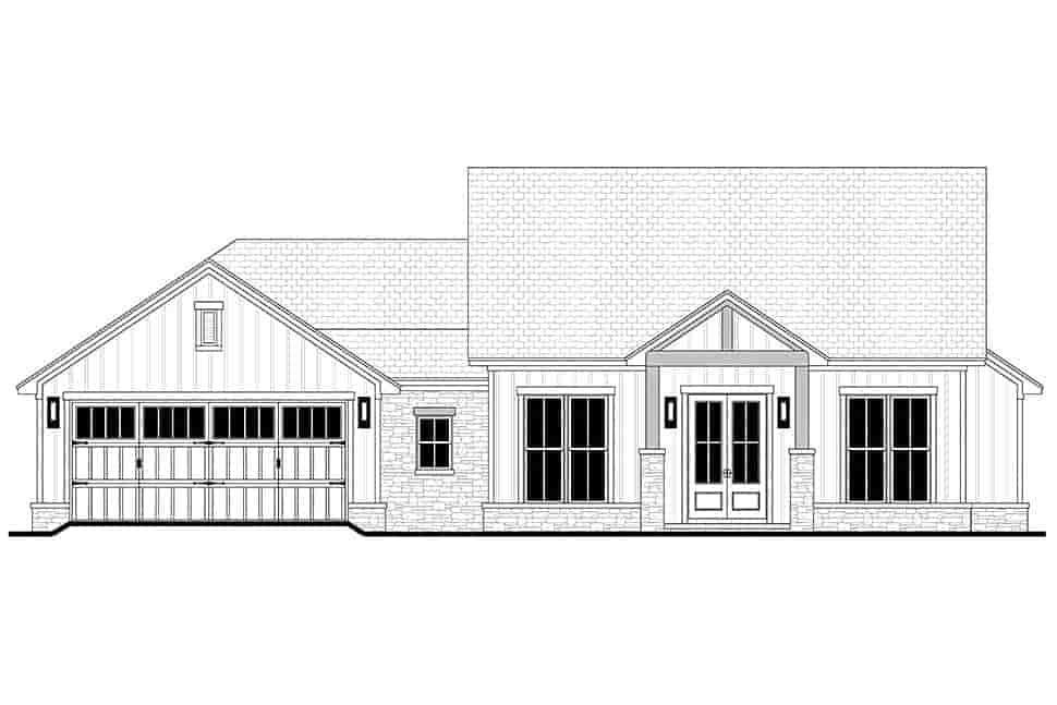 Cottage, Country, Craftsman, Farmhouse, Southern House Plan 82922 with 4 Beds, 3 Baths, 2 Car Garage Picture 3