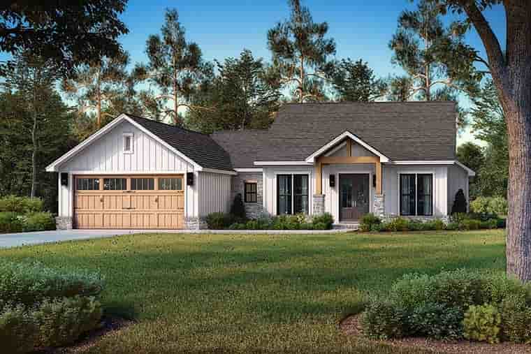 Cottage, Country, Craftsman, Farmhouse, Southern House Plan 82922 with 4 Beds, 3 Baths, 2 Car Garage Picture 5