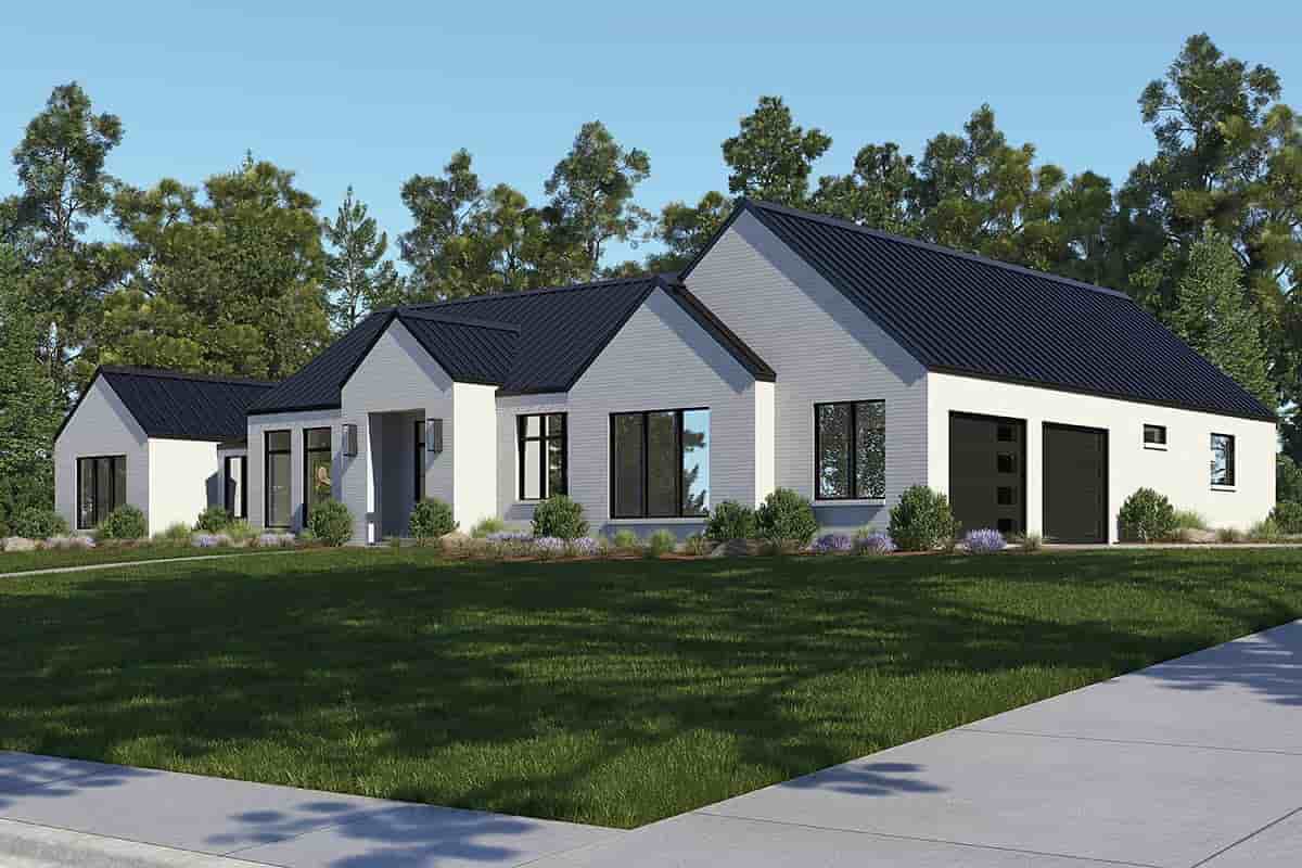 Farmhouse, Modern, Ranch House Plan 82925 with 3 Beds, 4 Baths, 2 Car Garage Picture 1