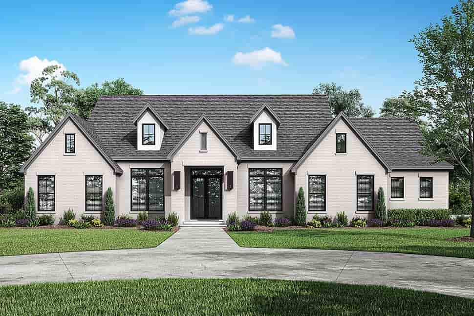 Contemporary, Southern, Traditional House Plan 82927 with 3 Beds, 4 Baths, 3 Car Garage Picture 4