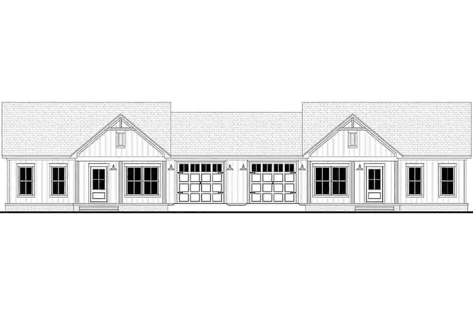Cottage, Country, Craftsman, Farmhouse Multi-Family Plan 82931 with 4 Beds, 4 Baths, 2 Car Garage Picture 3