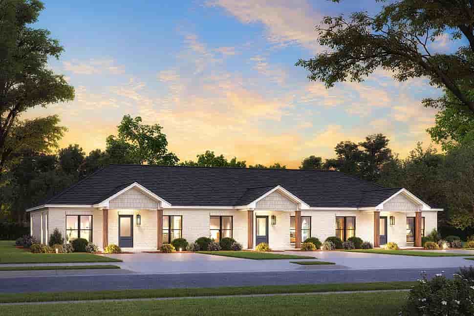 Country, Ranch, Traditional Multi-Family Plan 82944 with 6 Beds, 6 Baths Picture 4