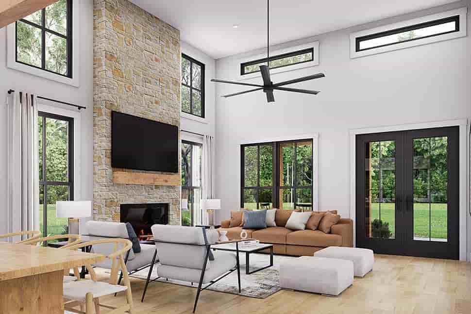 Barndominium, Country, Farmhouse, Traditional House Plan 82959 with 3 Beds, 2 Baths, 2 Car Garage Picture 7
