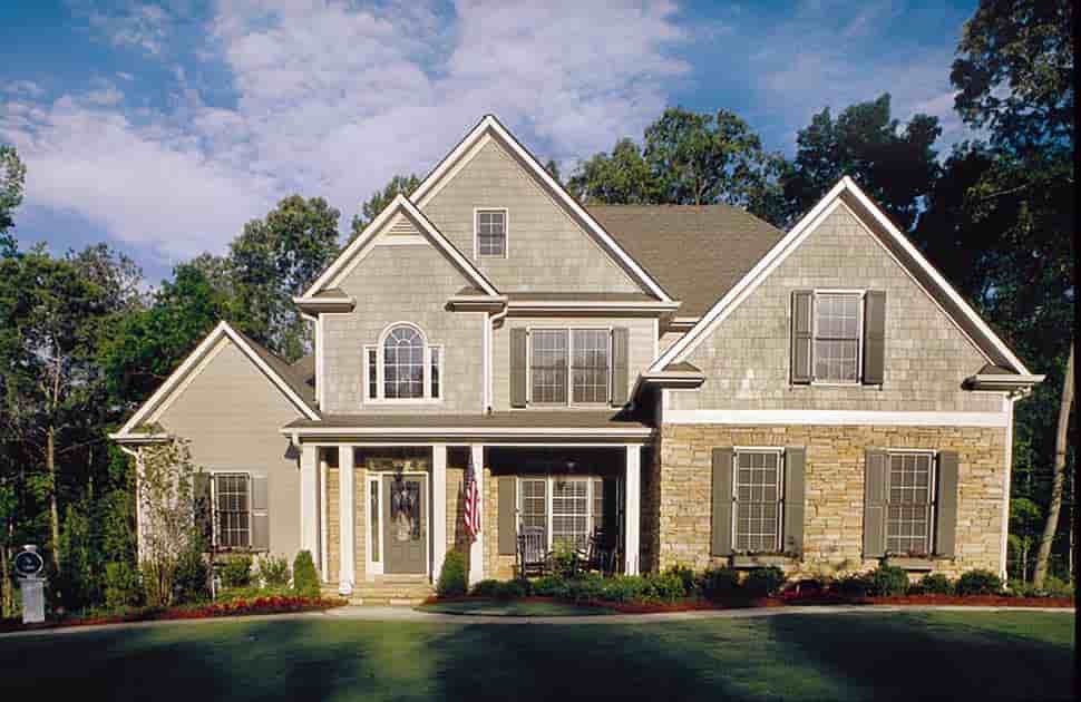 European, Traditional House Plan 83012 with 4 Beds, 3 Baths, 2 Car Garage Picture 3