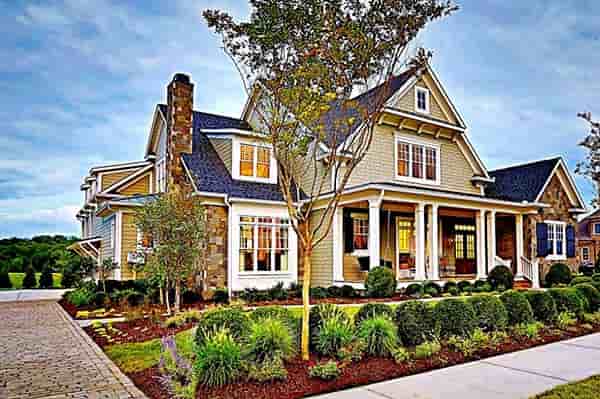 Craftsman House Plan 83074 with 4 Beds, 6 Baths, 3 Car Garage Picture 1