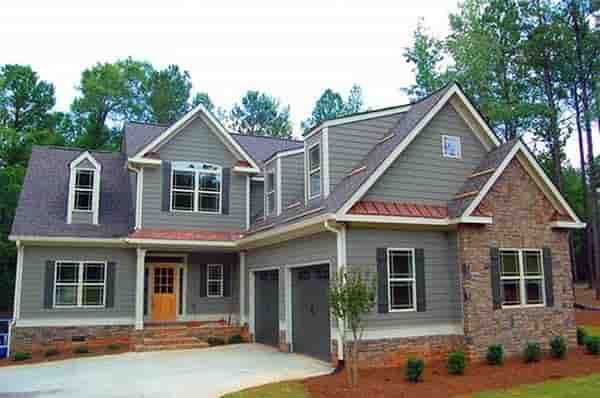 Cottage, Country, Craftsman, Southern House Plan 83092 with 3 Beds, 3 Baths, 2 Car Garage Picture 5