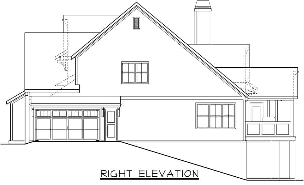 Cottage, Farmhouse, Traditional House Plan 83138 with 4 Beds, 4 Baths, 2 Car Garage Picture 1