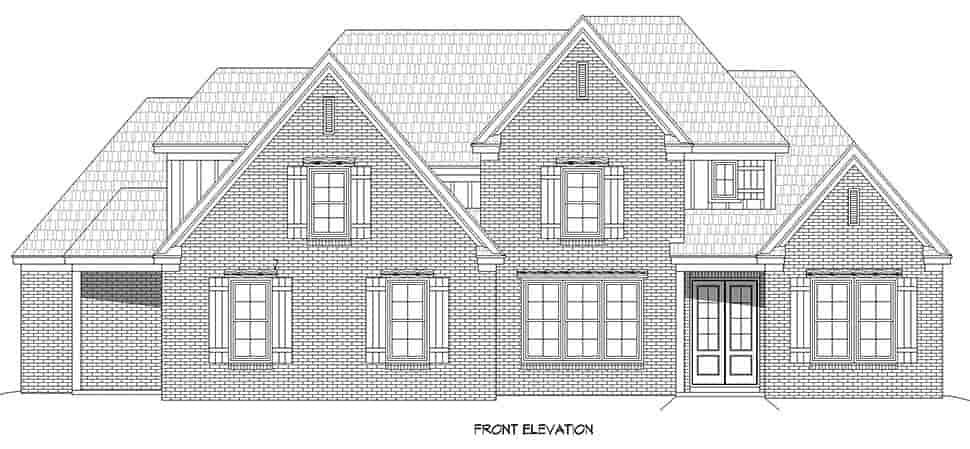 Contemporary, Country, French Country, Traditional House Plan 83412 with 4 Beds, 4 Baths, 2 Car Garage Picture 3