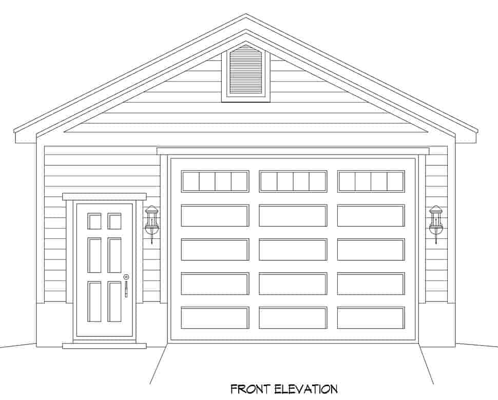 Country, Traditional 2 Car Garage Plan 83421 Picture 3
