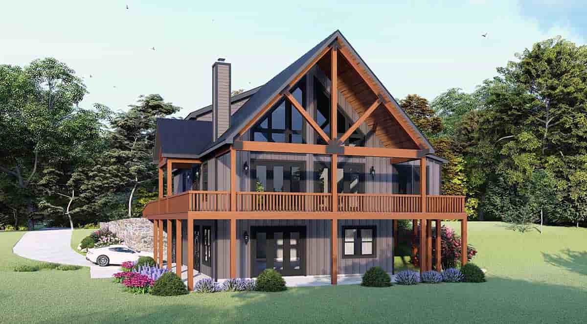 Country, Craftsman, Traditional House Plan 83450 with 4 Beds, 4 Baths, 1 Car Garage Picture 1