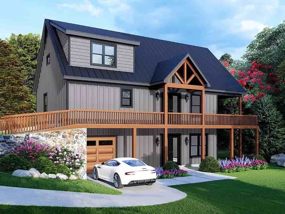 Country, Craftsman, Traditional House Plan 83450 with 4 Beds, 4 Baths, 1 Car Garage Picture 4