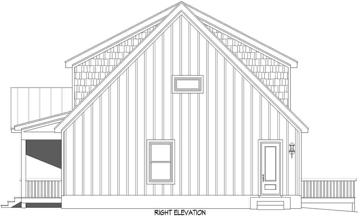 Cabin, Country, French Country, Ranch, Traditional House Plan 83490 with 3 Beds, 3 Baths Picture 1