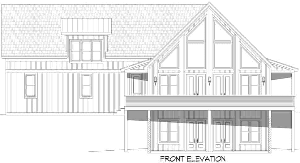 Country, Craftsman, Farmhouse, Ranch, Traditional House Plan 83496 with 3 Beds, 3 Baths, 2 Car Garage Picture 3