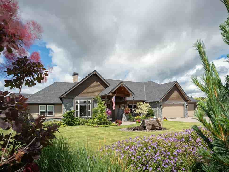 Craftsman, Ranch House Plan 83535 with 3 Beds, 3 Baths, 3 Car Garage Picture 3