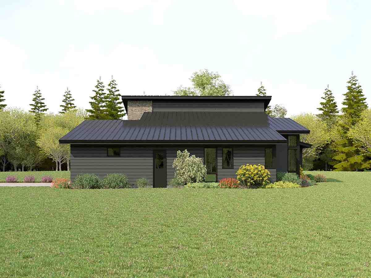 Contemporary House Plan 83546 with 3 Beds, 3 Baths, 2 Car Garage Picture 1