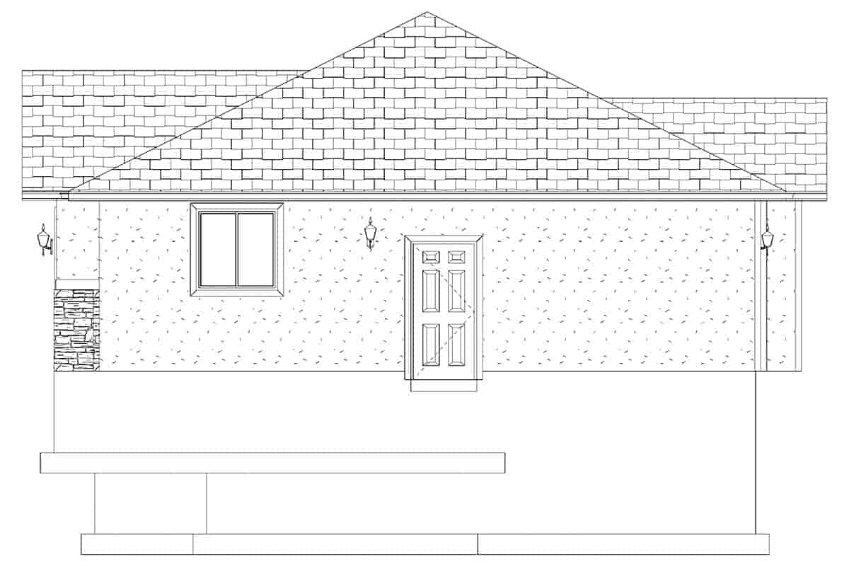 Country, Ranch, Traditional House Plan 83600 with 3 Beds, 2 Baths, 2 Car Garage Picture 1