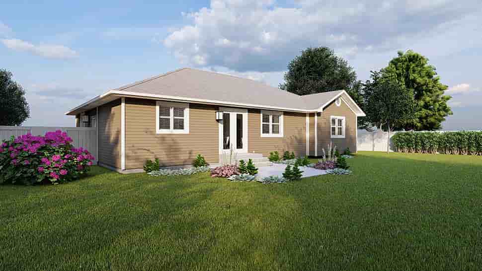Country, Ranch, Traditional House Plan 83600 with 3 Beds, 2 Baths, 2 Car Garage Picture 6