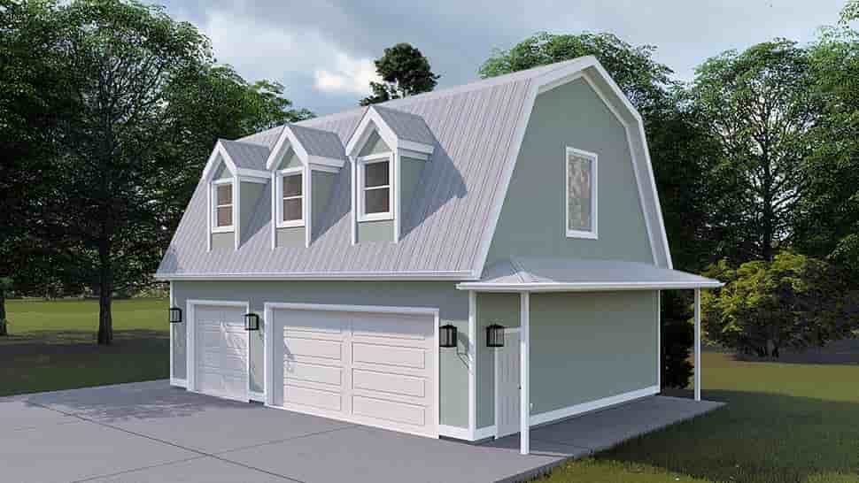 Country, Traditional 3 Car Garage Apartment Plan 83633 Picture 4