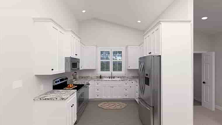 Craftsman, Traditional Garage-Living Plan 83658 with 2 Beds, 2 Baths, 2 Car Garage Picture 5