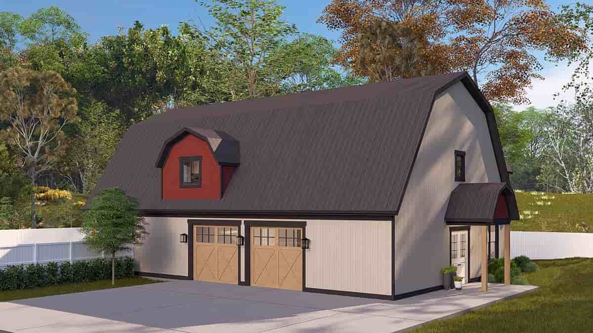 Barndominium House Plan 83668 with 3 Beds, 4 Baths, 4 Car Garage Picture 1