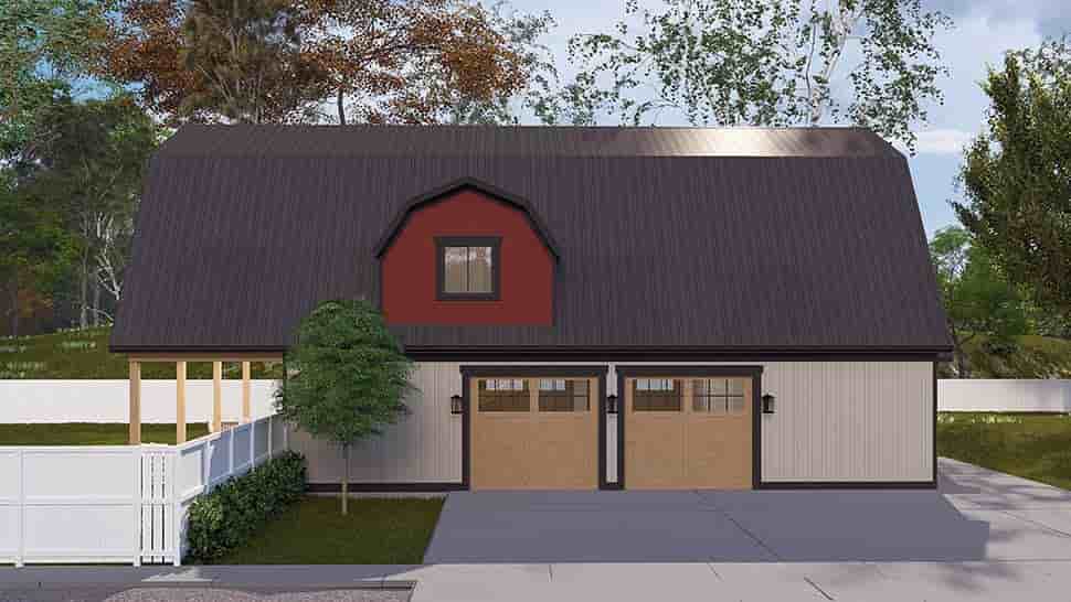 Barndominium House Plan 83668 with 3 Beds, 4 Baths, 4 Car Garage Picture 2