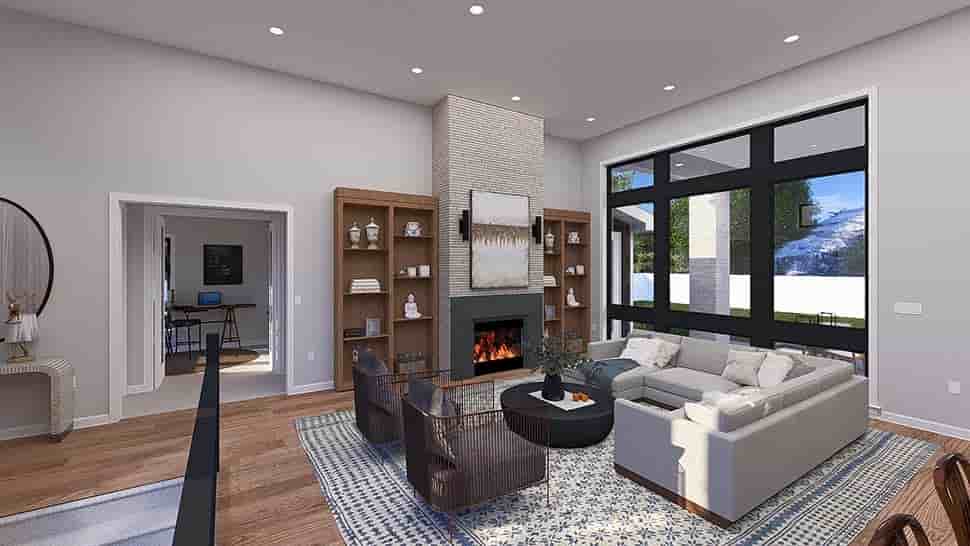 Contemporary, Modern, Prairie, Ranch House Plan 83669 with 3 Beds, 3 Baths, 3 Car Garage Picture 8