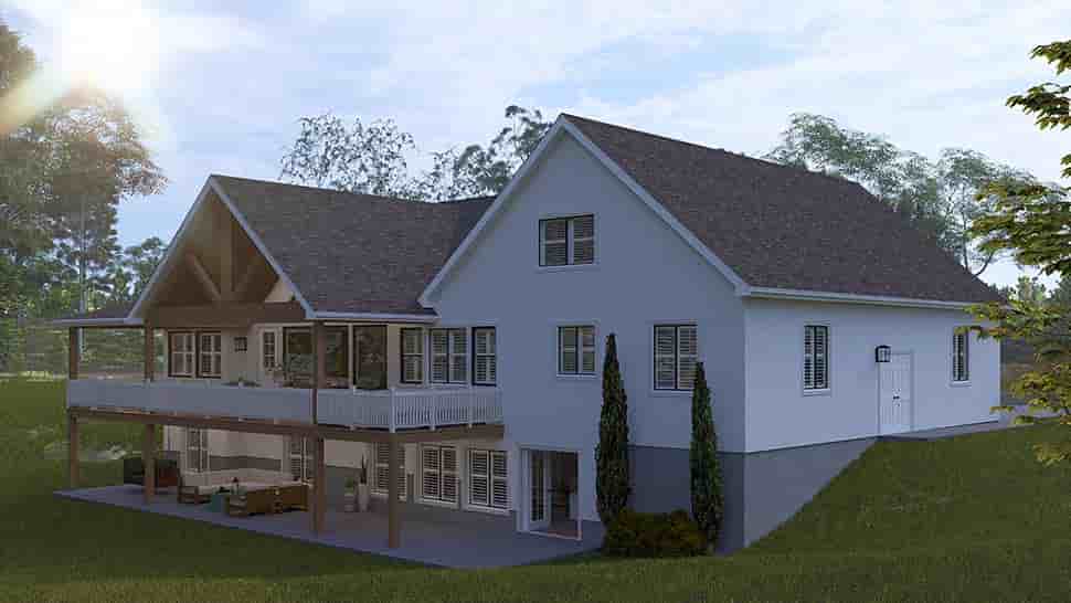 Country, Craftsman, New American, Traditional House Plan 83679 with 3 Beds, 2 Baths, 3 Car Garage Picture 4