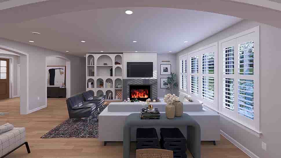 New American, Traditional House Plan 83683 with 5 Beds, 4 Baths, 3 Car Garage Picture 11