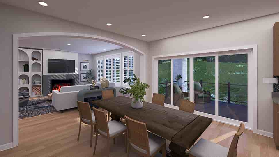 New American, Traditional House Plan 83683 with 5 Beds, 4 Baths, 3 Car Garage Picture 16