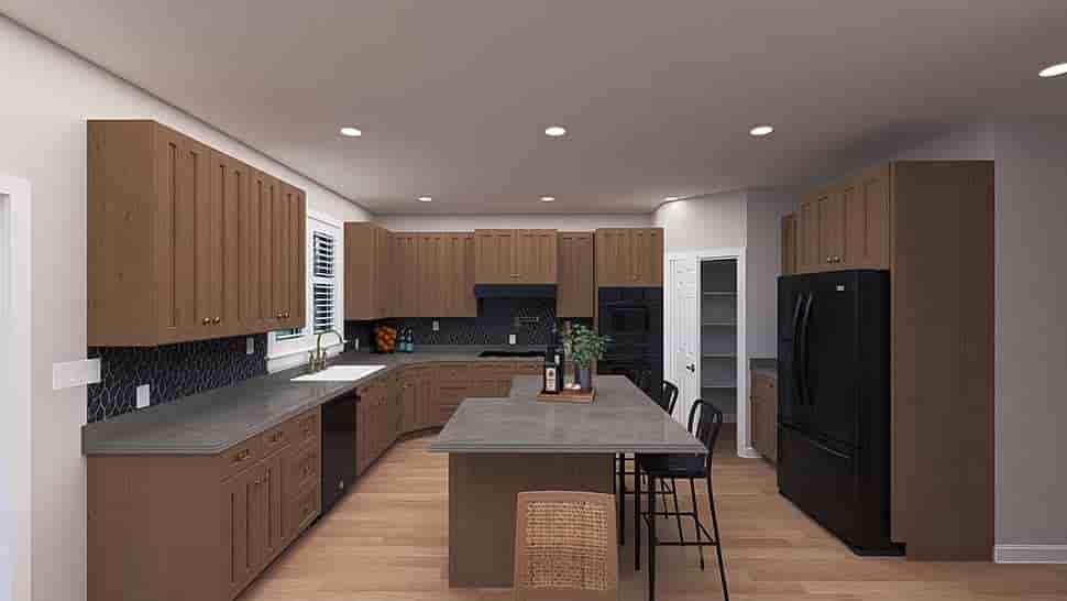 New American, Traditional House Plan 83683 with 5 Beds, 4 Baths, 3 Car Garage Picture 17