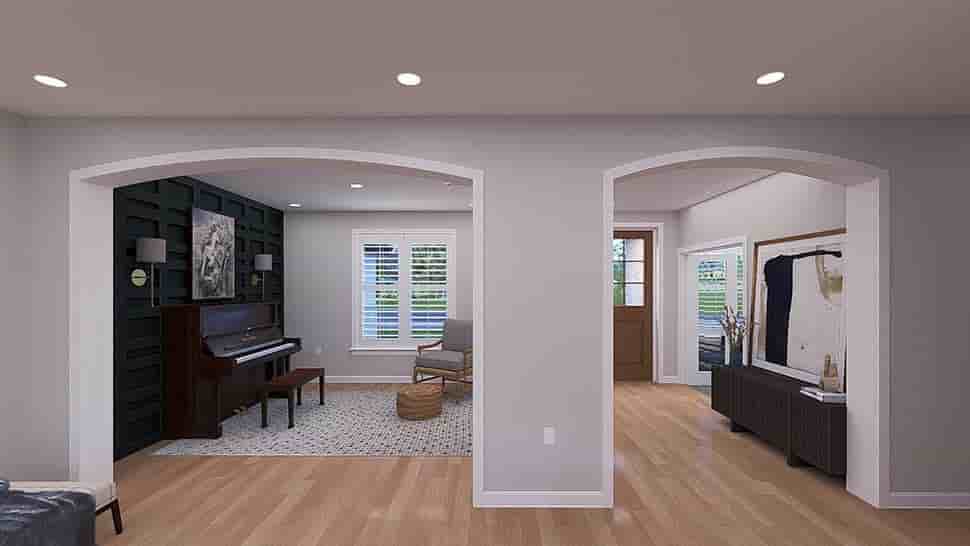 New American, Traditional House Plan 83683 with 5 Beds, 4 Baths, 3 Car Garage Picture 6