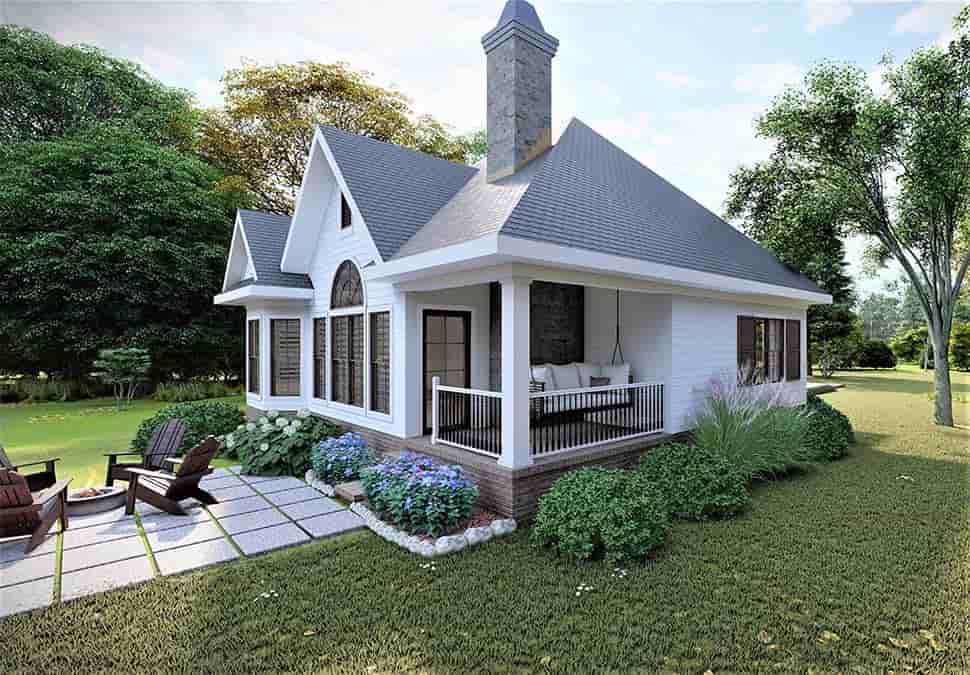 Cottage, Craftsman, Traditional House Plan 83908 with 2 Beds, 2 Baths Picture 2