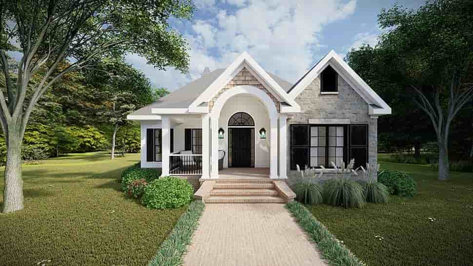 Cottage, Craftsman, Traditional House Plan 83908 with 2 Beds, 2 Baths Picture 3