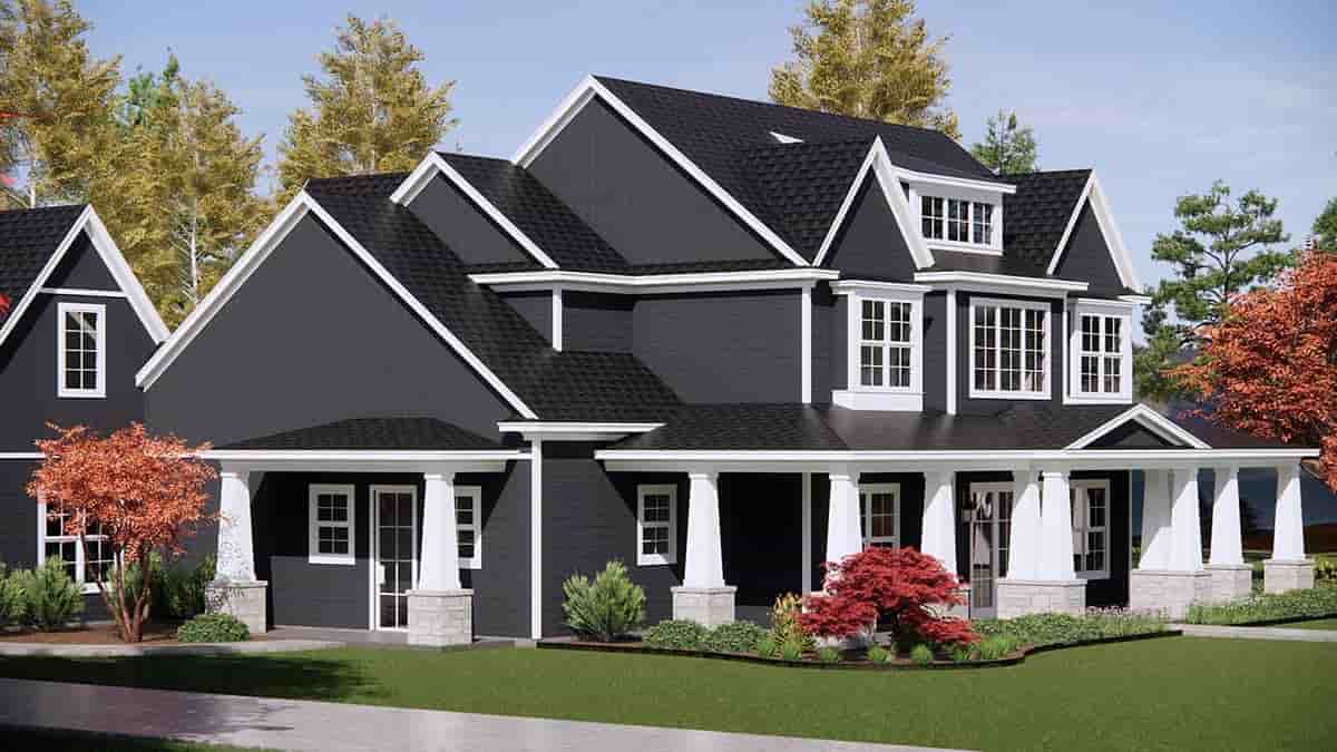 Craftsman House Plan 84112 with 4 Beds, 5 Baths, 3 Car Garage Picture 1