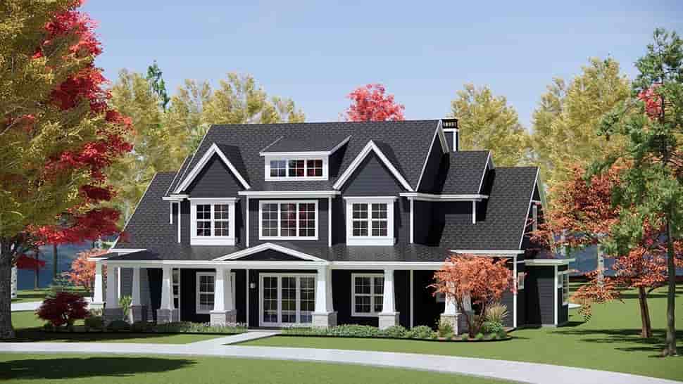 Craftsman House Plan 84112 with 4 Beds, 5 Baths, 3 Car Garage Picture 3