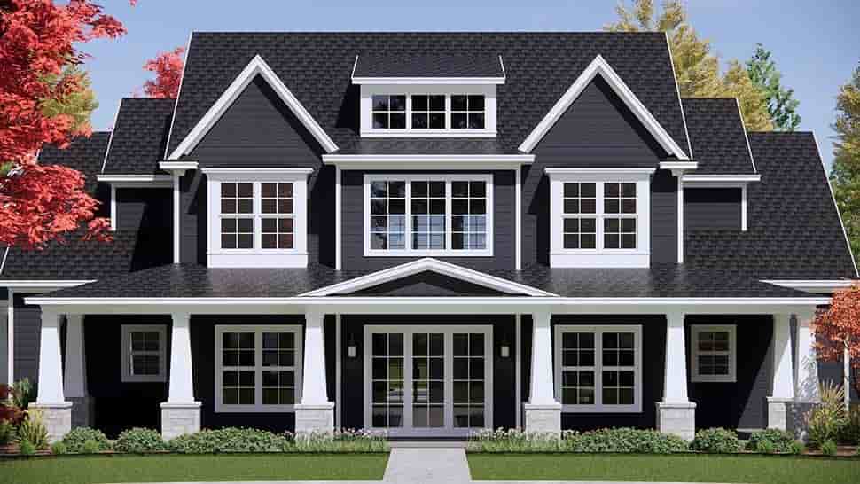 Craftsman House Plan 84112 with 4 Beds, 5 Baths, 3 Car Garage Picture 4