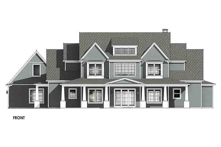 Craftsman House Plan 84112 with 4 Beds, 5 Baths, 3 Car Garage Picture 5