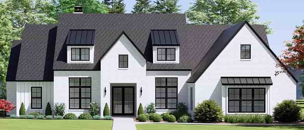 French Country, Ranch House Plan 84117 with 4 Beds, 5 Baths, 3 Car Garage Picture 3