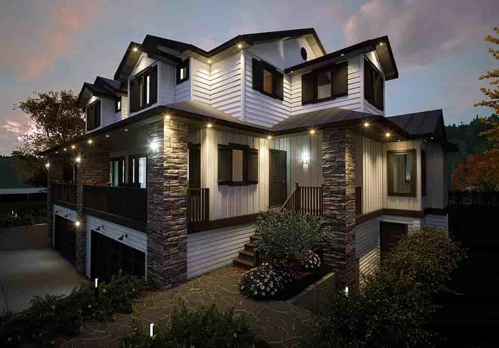 Country, Farmhouse, Prairie Multi-Family Plan 84621 with 6 Beds, 6 Baths, 4 Car Garage Picture 3