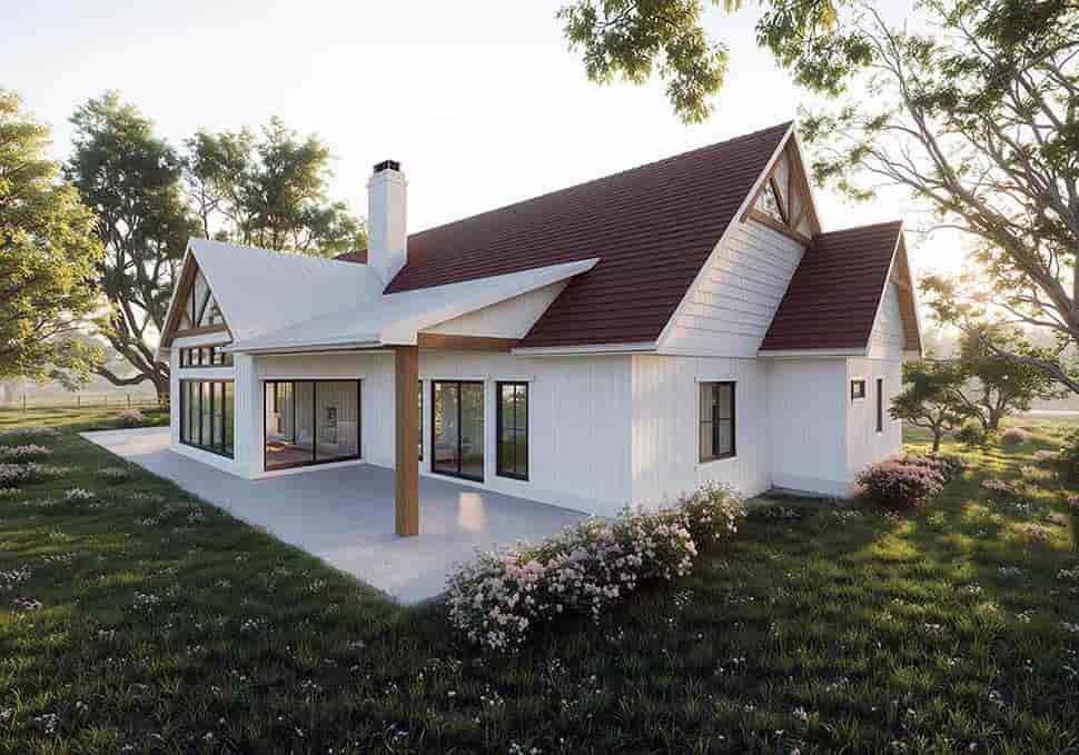 Coastal, Country, Craftsman, Farmhouse, Ranch House Plan 84628 with 3 Beds, 3 Baths, 3 Car Garage Picture 3
