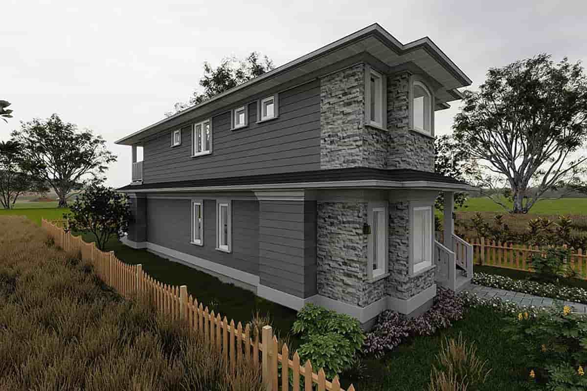 Contemporary, European House Plan 84629 with 2 Beds, 3 Baths Picture 2