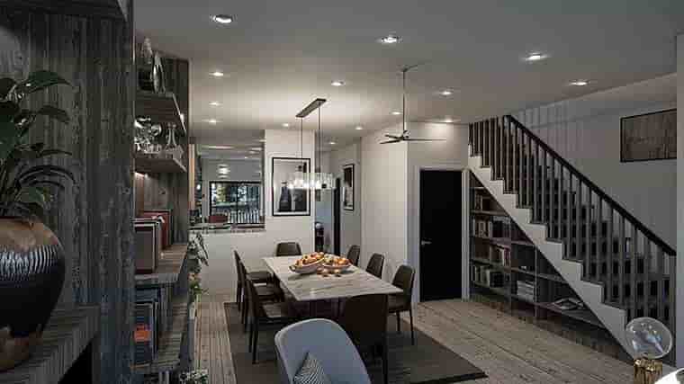 Contemporary, European House Plan 84629 with 2 Beds, 3 Baths Picture 5