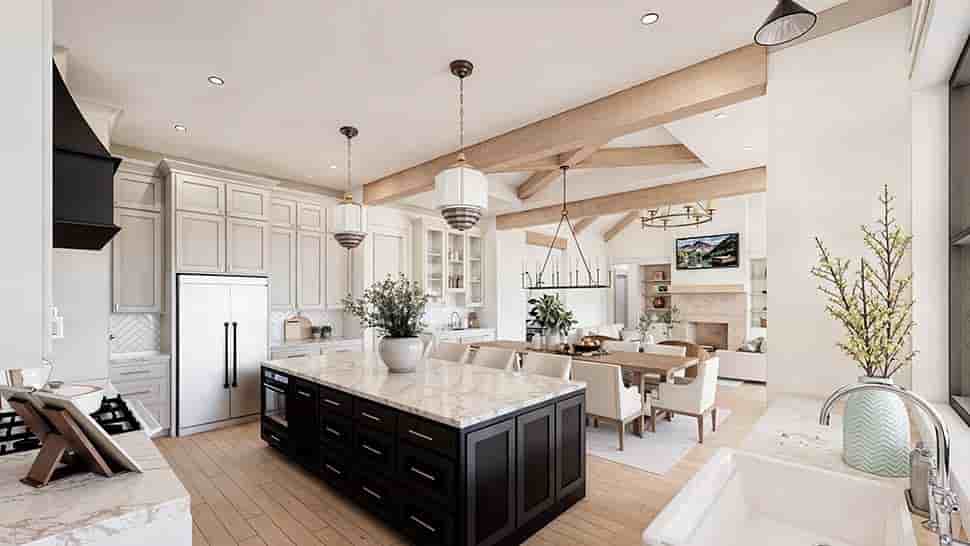 Contemporary, Farmhouse, New American House Plan 84702 with 4 Beds, 5 Baths, 3 Car Garage Picture 11